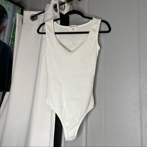 Missguided white body suit